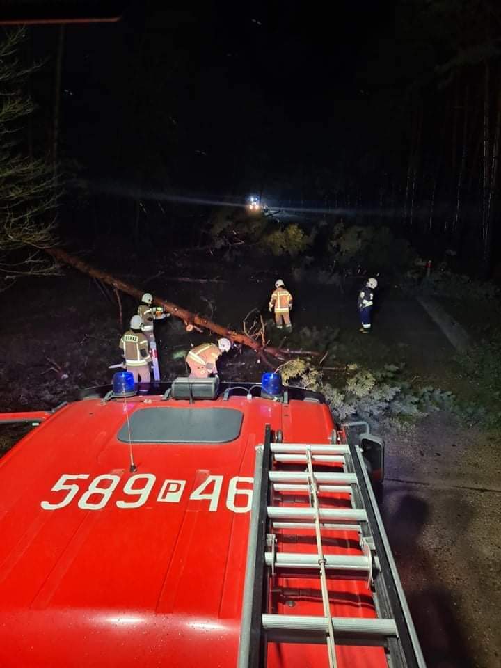 Strażacy usuwali skutki nawałnicy GALERIA ZDJĘĆ