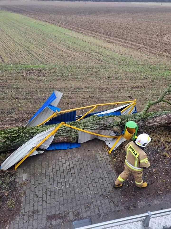 Strażacy usuwali skutki nawałnicy GALERIA ZDJĘĆ