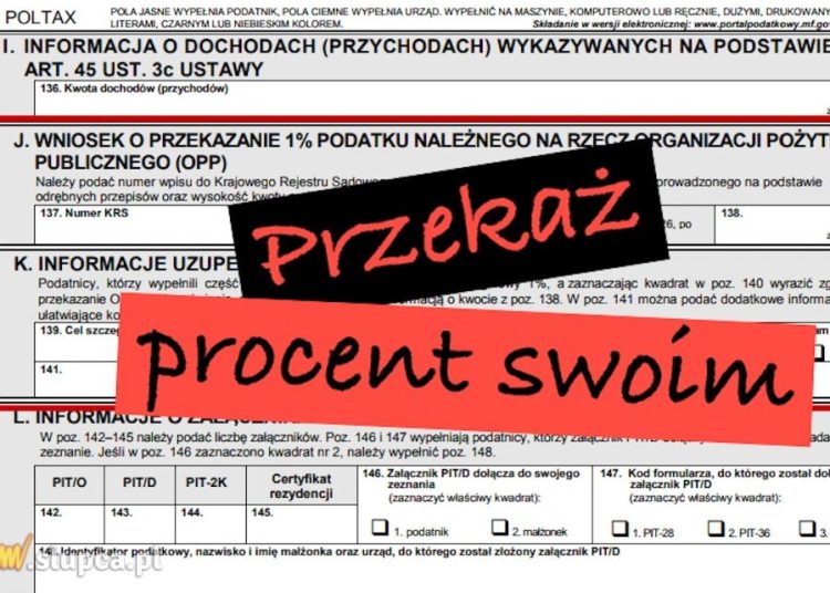 Można Ci przekazać 1 procent? Zgłoś się do nas