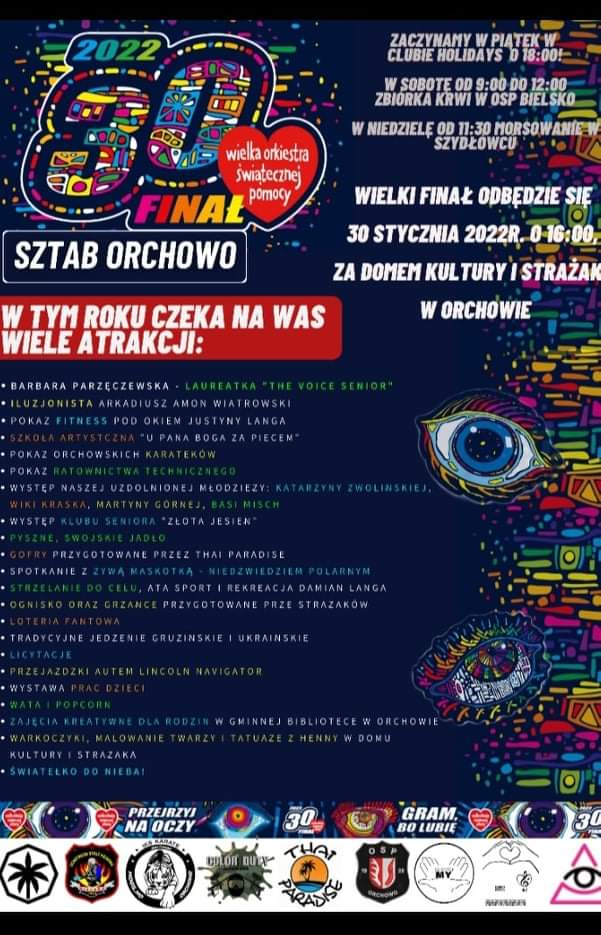 WOŚP Orchowo: Znamy program