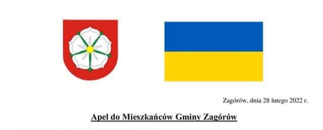 Gmina Zagórów włącza się w pomoc Ukrainie