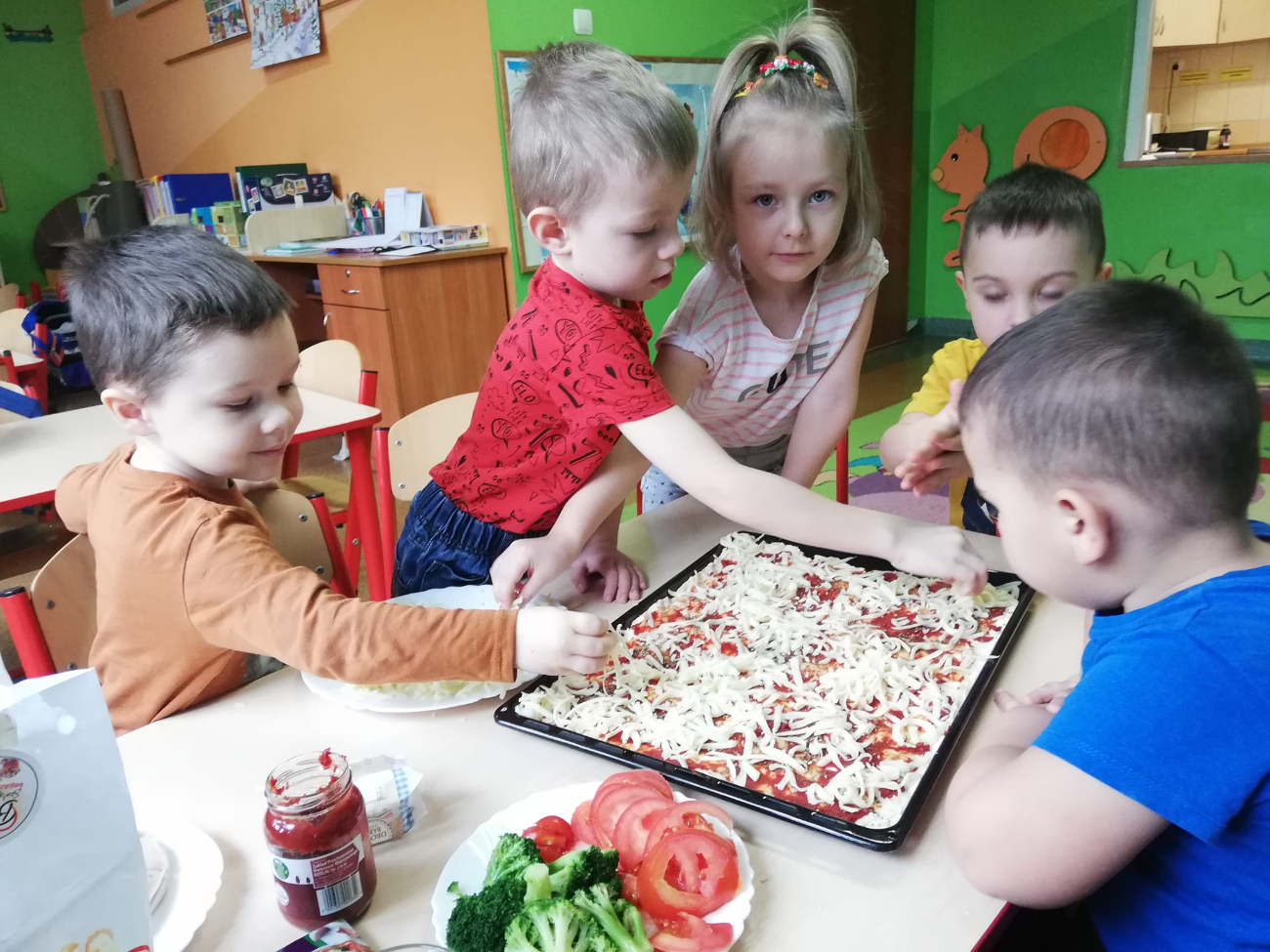 Dzień Pizzy w Przedszkolu w Kotuni