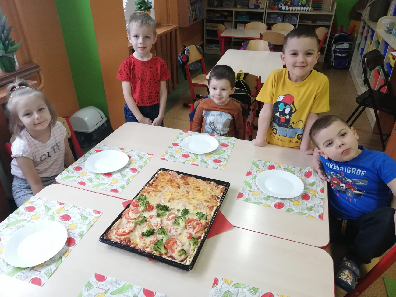 Dzień Pizzy w Przedszkolu w Kotuni