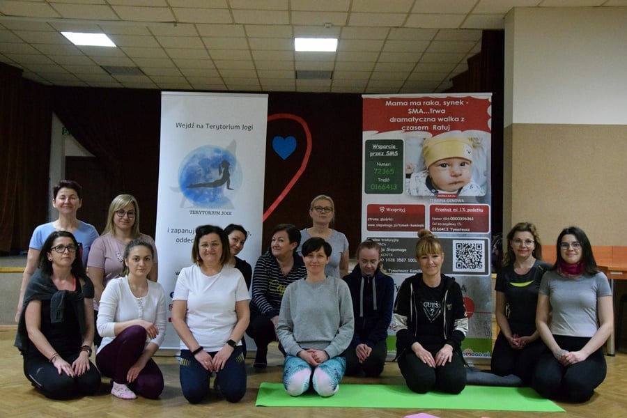 Ponad 1 tys. zł dla Tymka na zajęciach Jogi