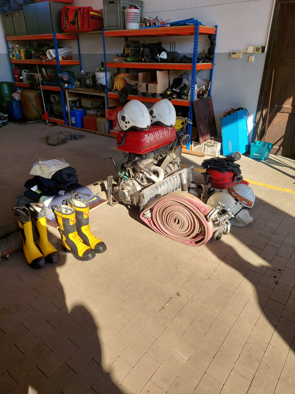 Przekazują sprzęt dla strażaków z Ukrainy