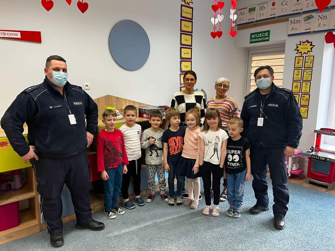 Dzielnicowy u przedszkolaków