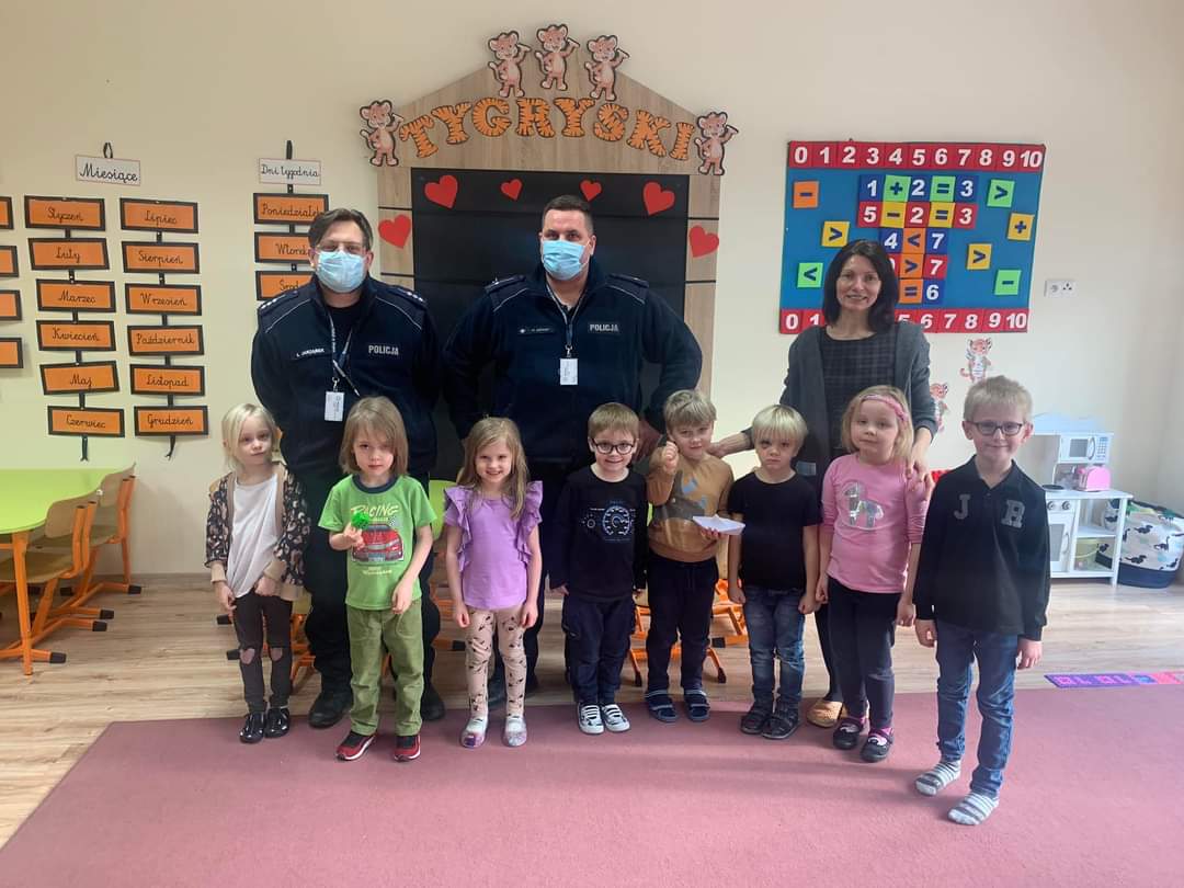 Dzielnicowy u przedszkolaków