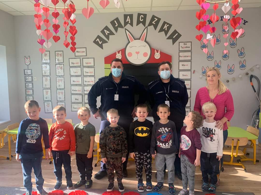 Dzielnicowy u przedszkolaków