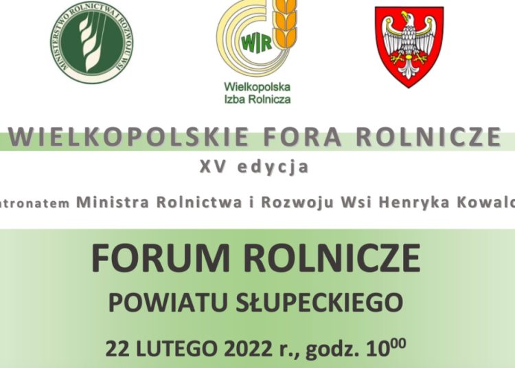 Jutro forum rolnicze. Jak wziąć udział?