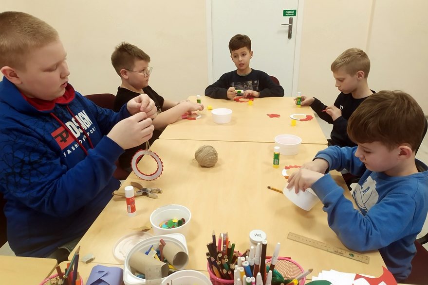 Walentynkowa pomoc dla Tymka w świetlicy