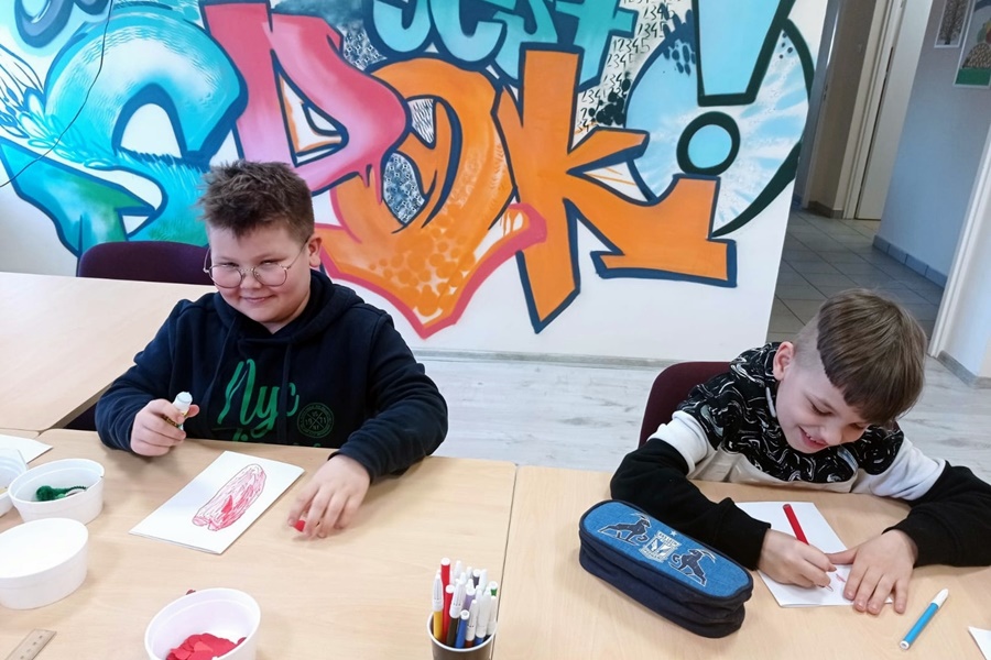 Walentynkowa pomoc dla Tymka w świetlicy