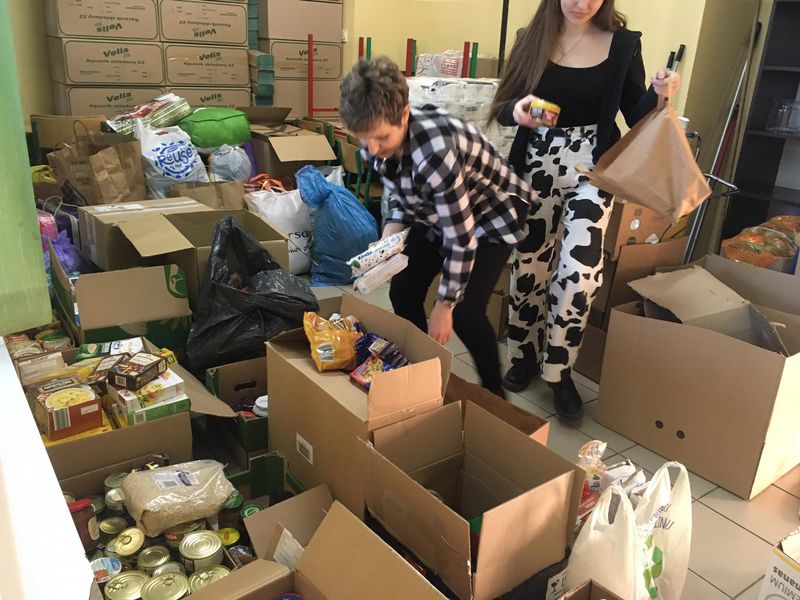 Dary ze Strzałkowa dotarły do Żytomierza