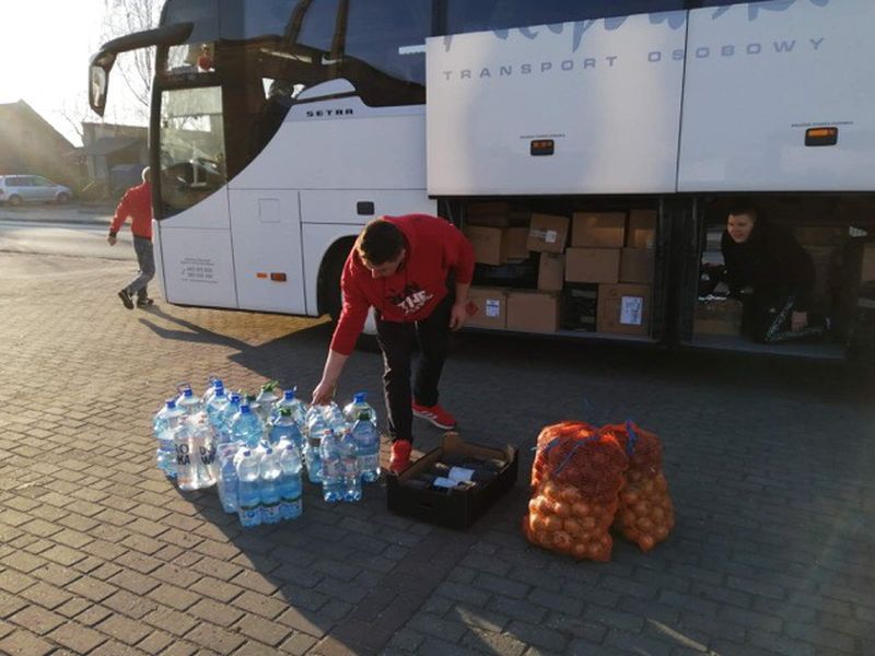 Dary ze Strzałkowa dotarły do Żytomierza