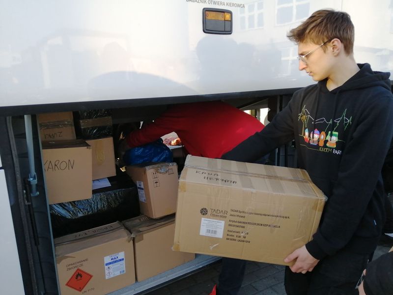 Dary ze Strzałkowa dotarły do Żytomierza