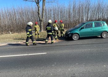 Wypadek na K92. Zderzyły się dwa auta