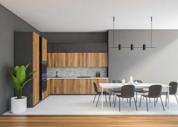 5 genialnych pomysłów, szara kuchnia Jaki blat?