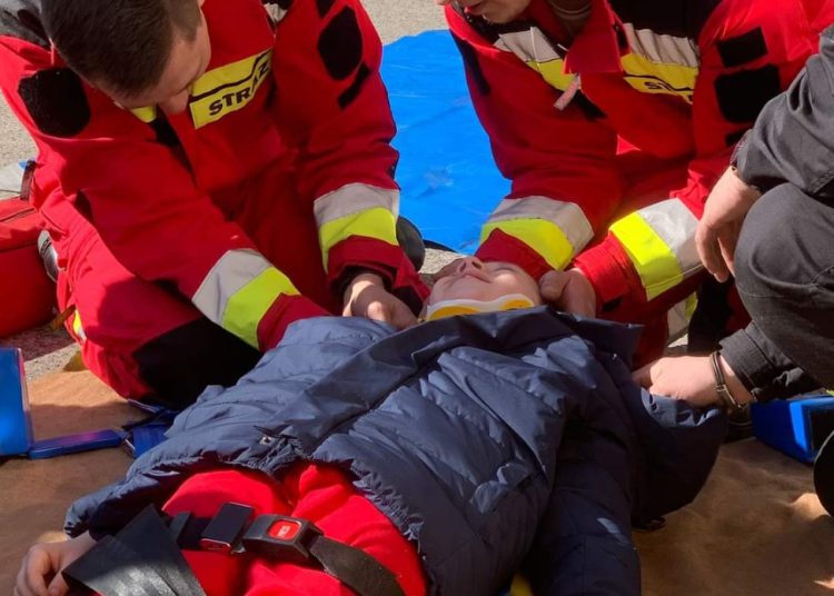 Mali strażacy z wizytą w OSP Strzałkowo