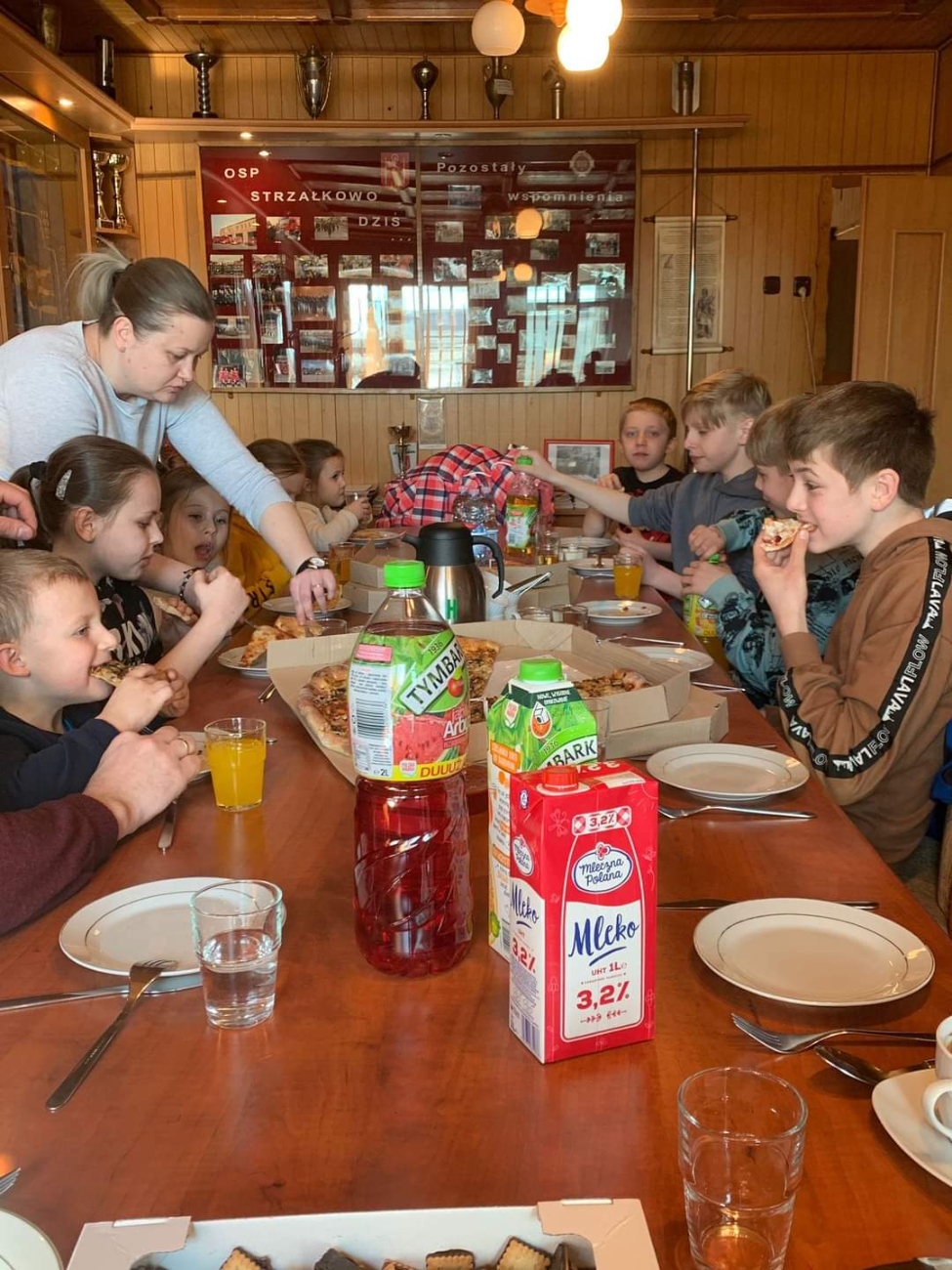 Mali strażacy z wizytą w OSP Strzałkowo