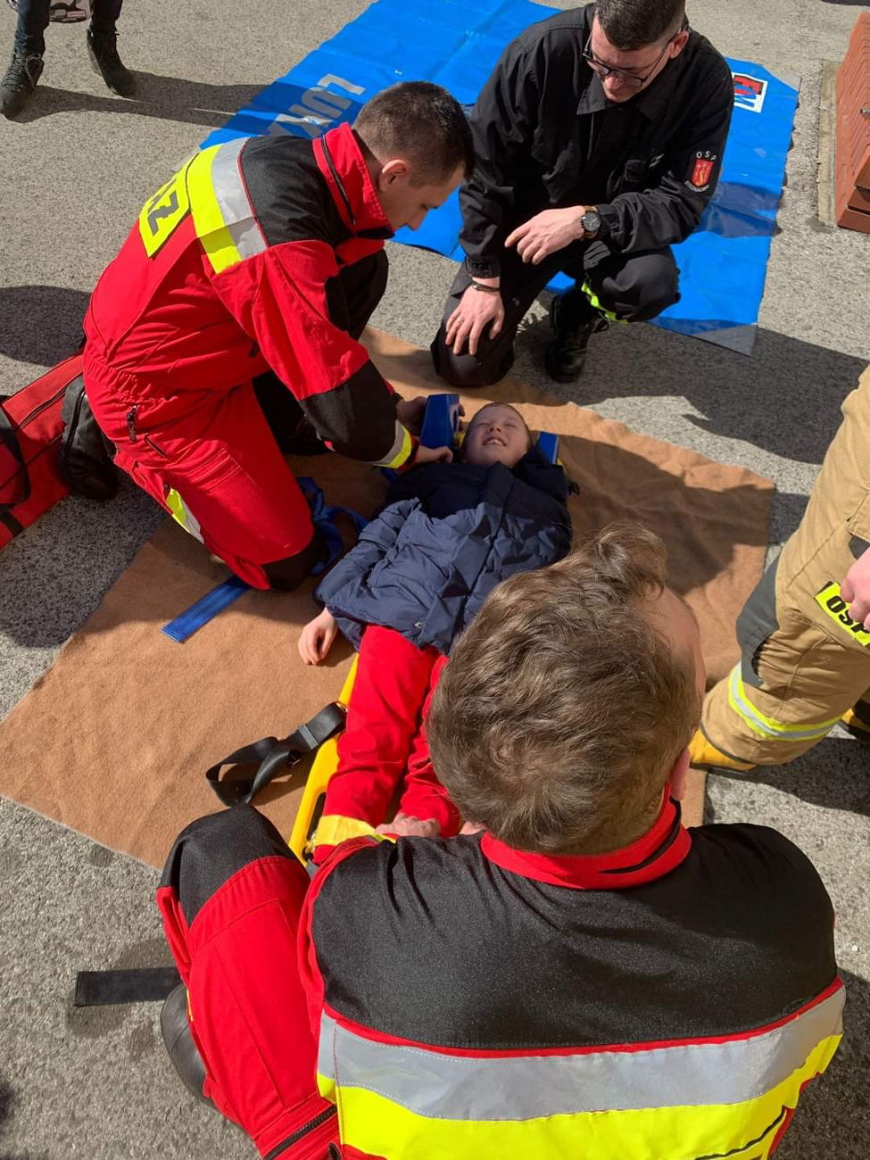 Mali strażacy z wizytą w OSP Strzałkowo