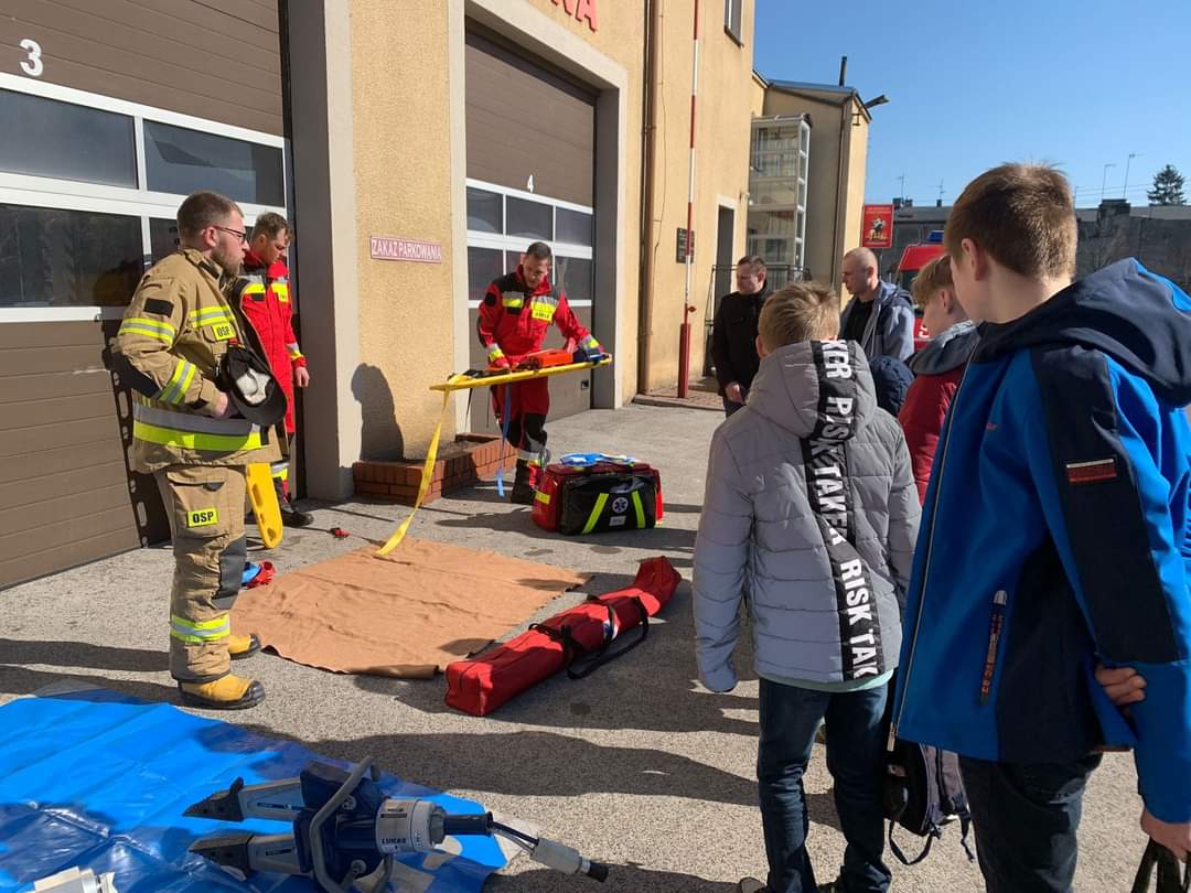 Mali strażacy z wizytą w OSP Strzałkowo