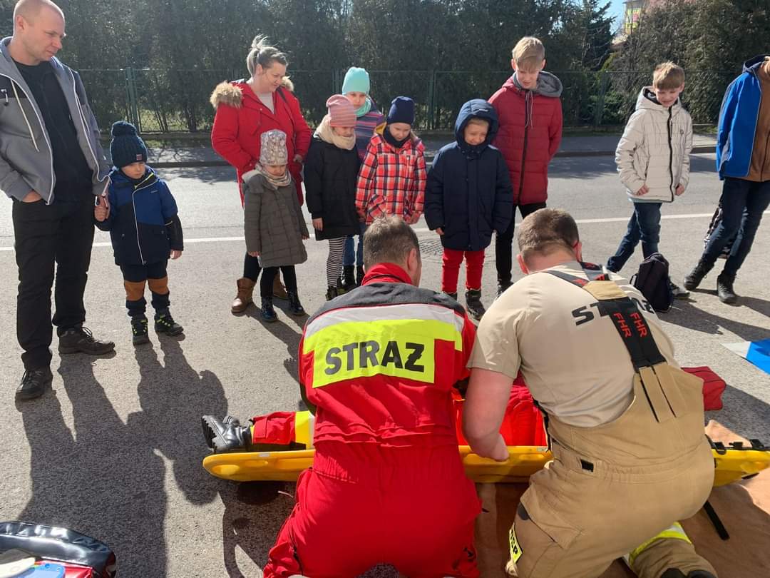 Mali strażacy z wizytą w OSP Strzałkowo