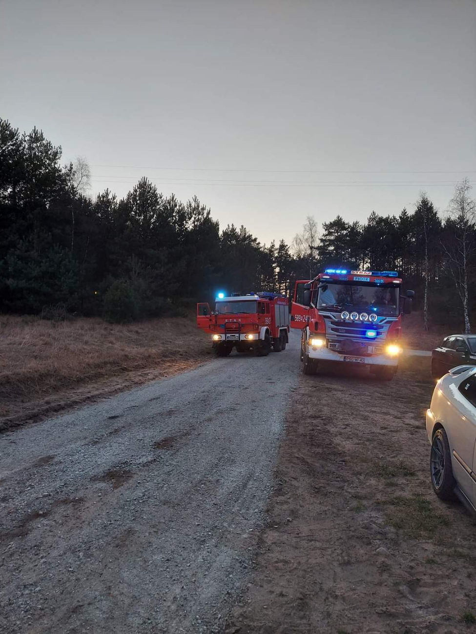 Palił się domek letniskowy