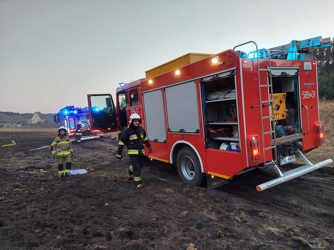 Palił się domek letniskowy