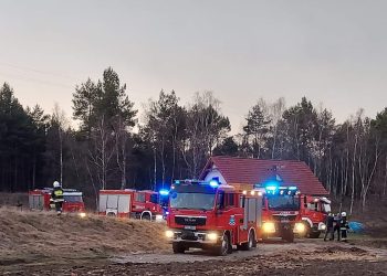 Palił się domek letniskowy