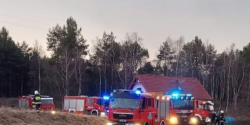 Palił się domek letniskowy