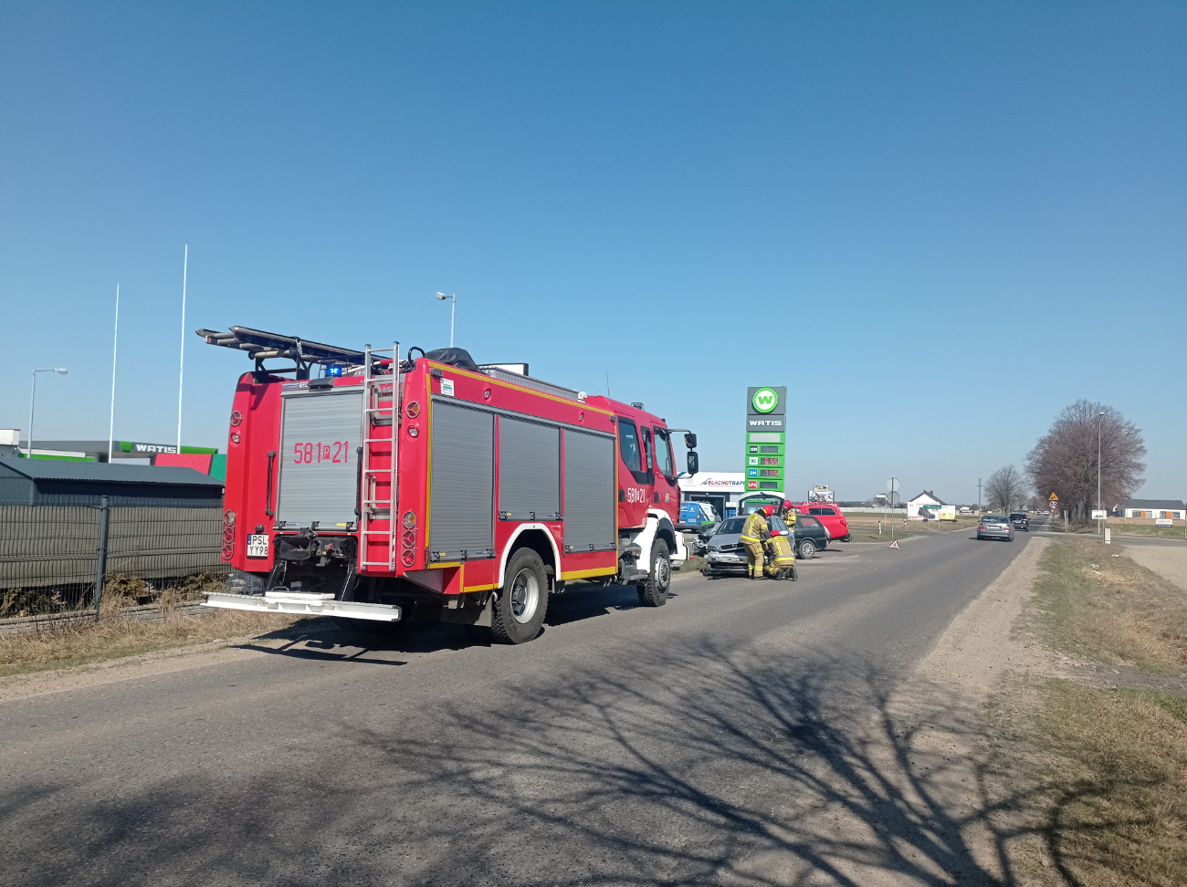 Kolizja dwóch aut w Piotrowicach