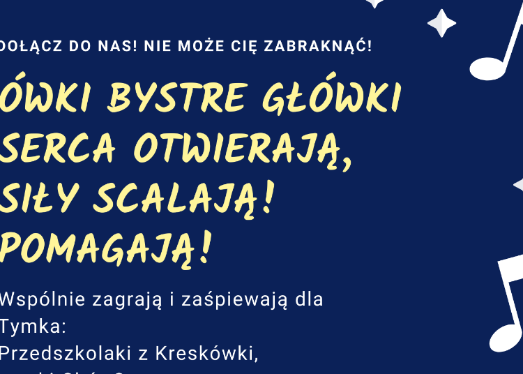 Kreskówka organizuje koncert dla Tymka