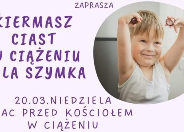 Zapraszają na kiermasz ciast dla Szymka