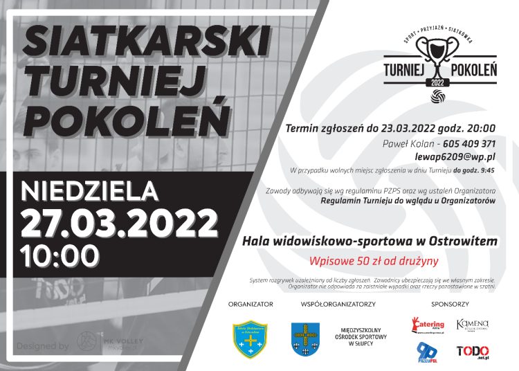 Zapraszają na siatkarski turniej pokoleń
