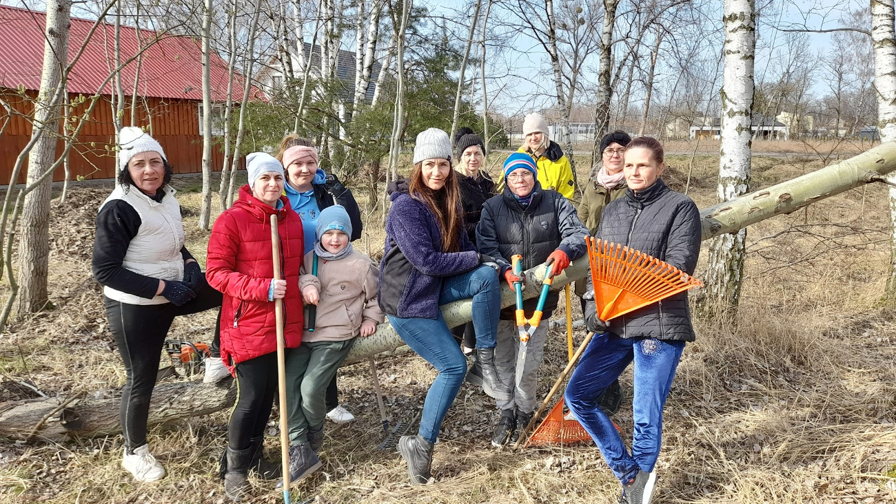 Sprzątali mieszkańcy Gółkowa
