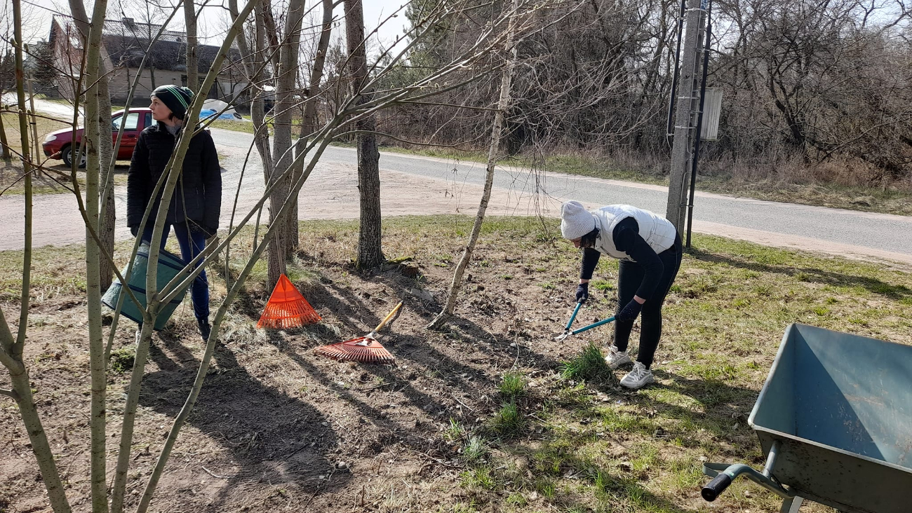 Sprzątali mieszkańcy Gółkowa