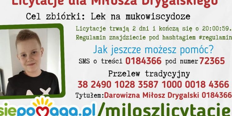 Ekipa Tymka zbiera dla Miłosza