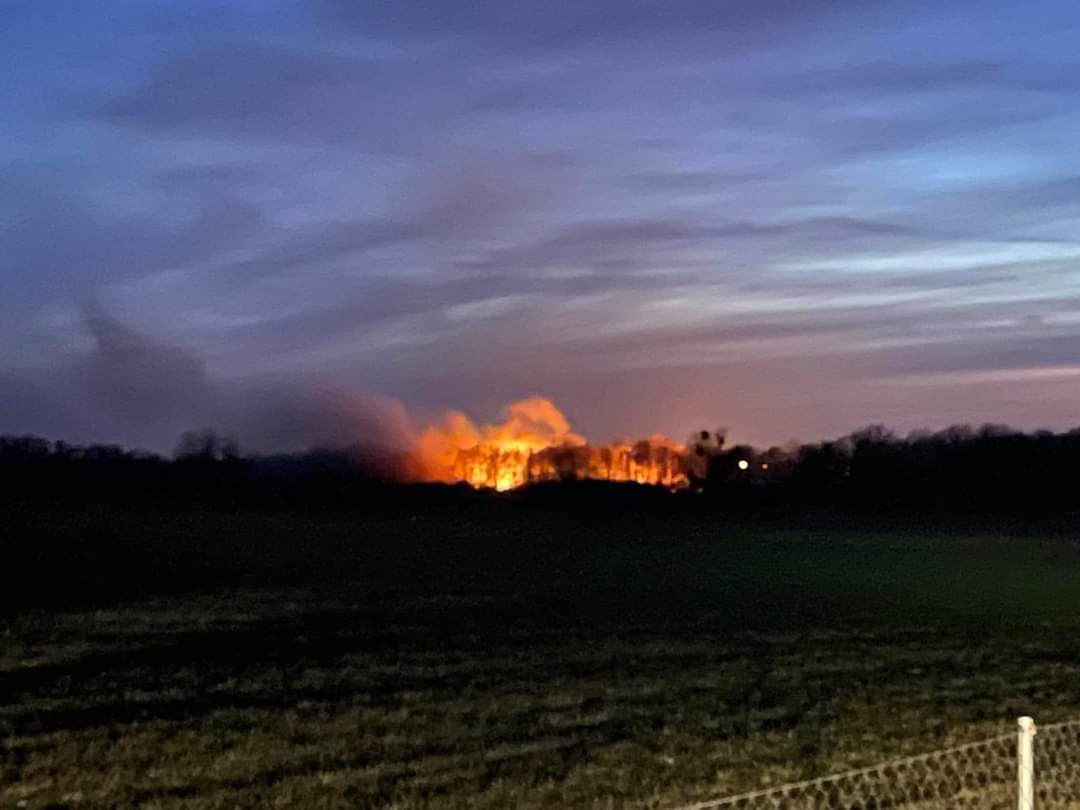 Osiem jednostek gasiło pożar