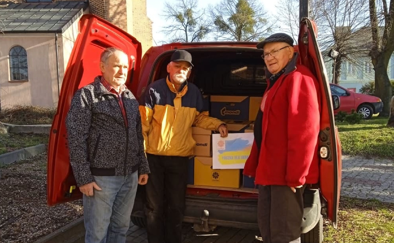 Przygotowali już 30 paczek dla Ukrainy