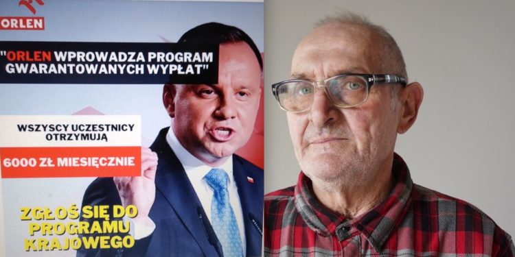 Uwierzył w reklamę z prezydentem, stracił kilka tysięcy