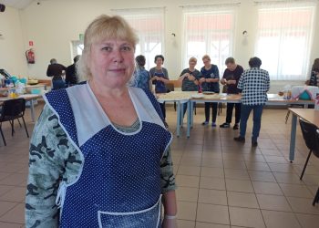 Wspólnie ulepiły ponad tysiąc pierogów