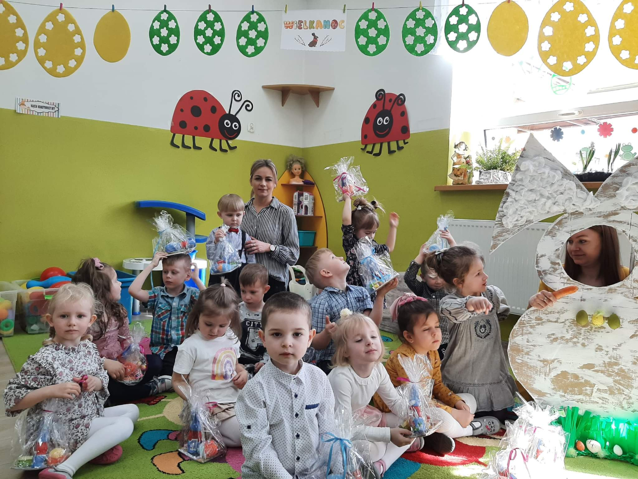 Zajączek zawitał do Młodojewa