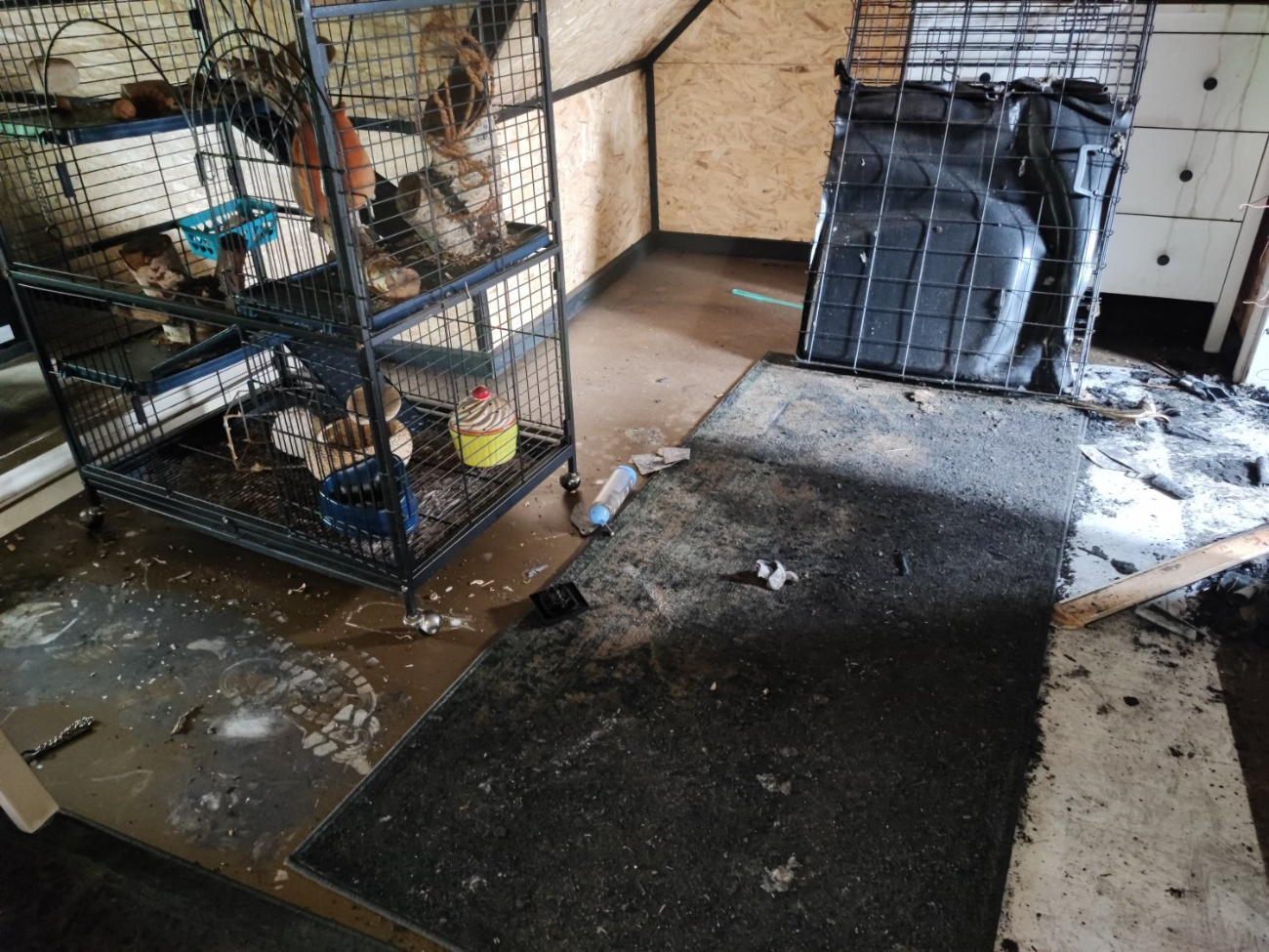 Piorun uderzył w dom. Zniszczenia są ogromne