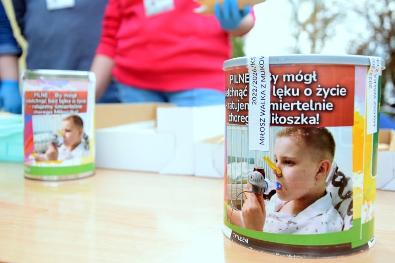 Zebrali 2250 zł dla Miłosza