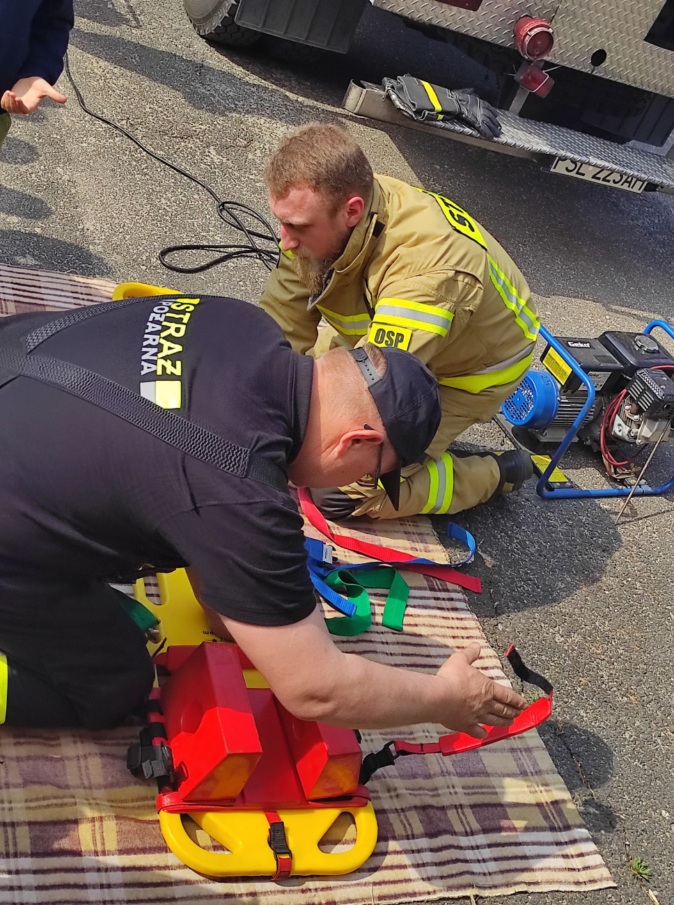 Przedszkolaki odwiedziły strażaków