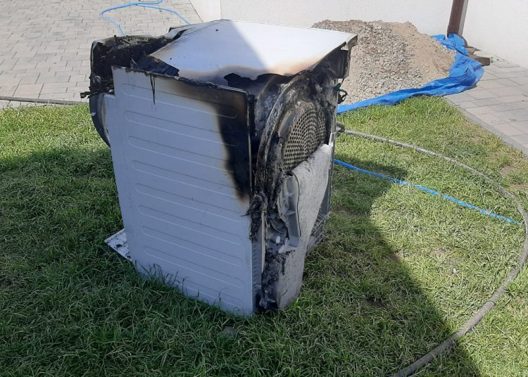 Paliło się w domu w Pokojach