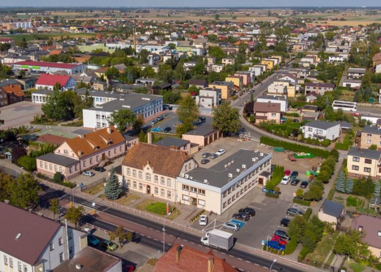 Strzałkowo: oczyszczalnia i droga z Polskiego Ładu