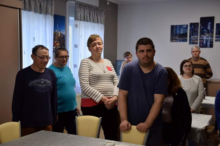 Starosta z wójtem odwiedzili podopiecznych WTZ