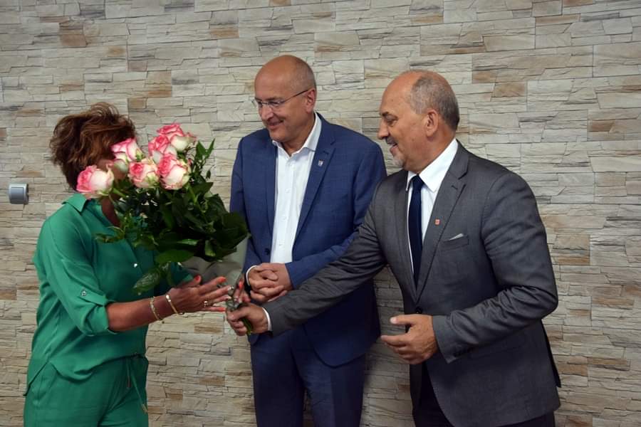 Starosta z wójtem odwiedzili podopiecznych WTZ