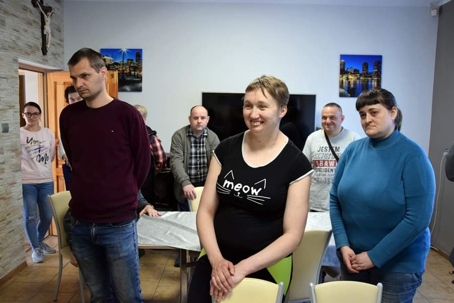 Starosta z wójtem odwiedzili podopiecznych WTZ