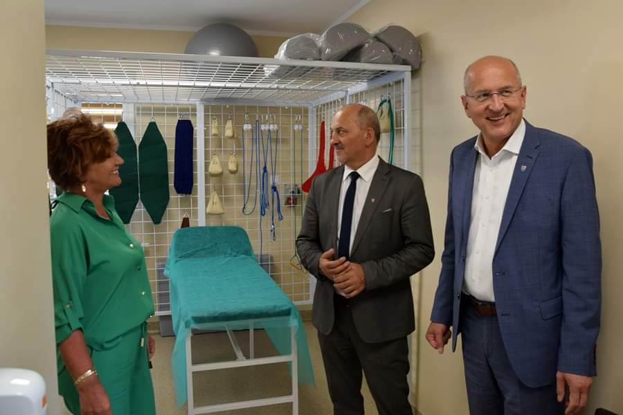 Starosta z wójtem odwiedzili podopiecznych WTZ